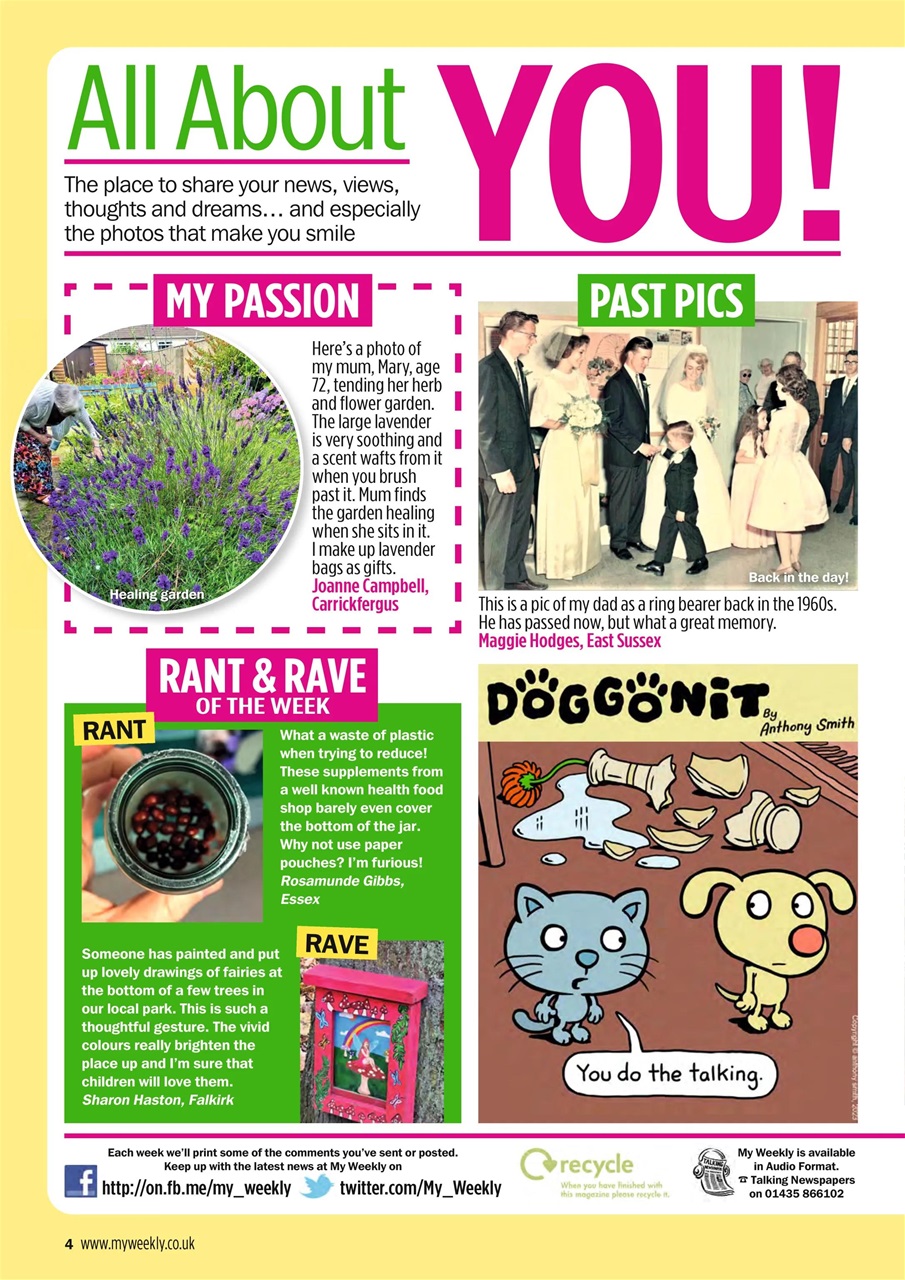 My Weekly Preview Pages