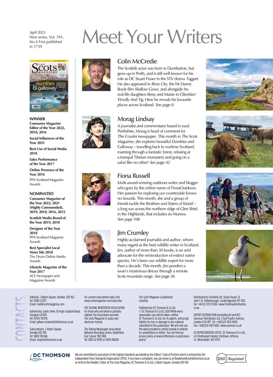 The Scots Magazine Preview Pages