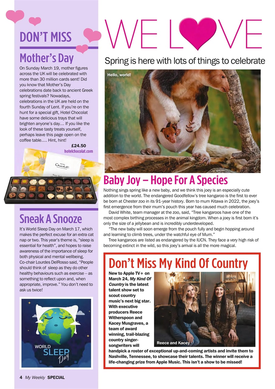 My Weekly Special Preview Pages