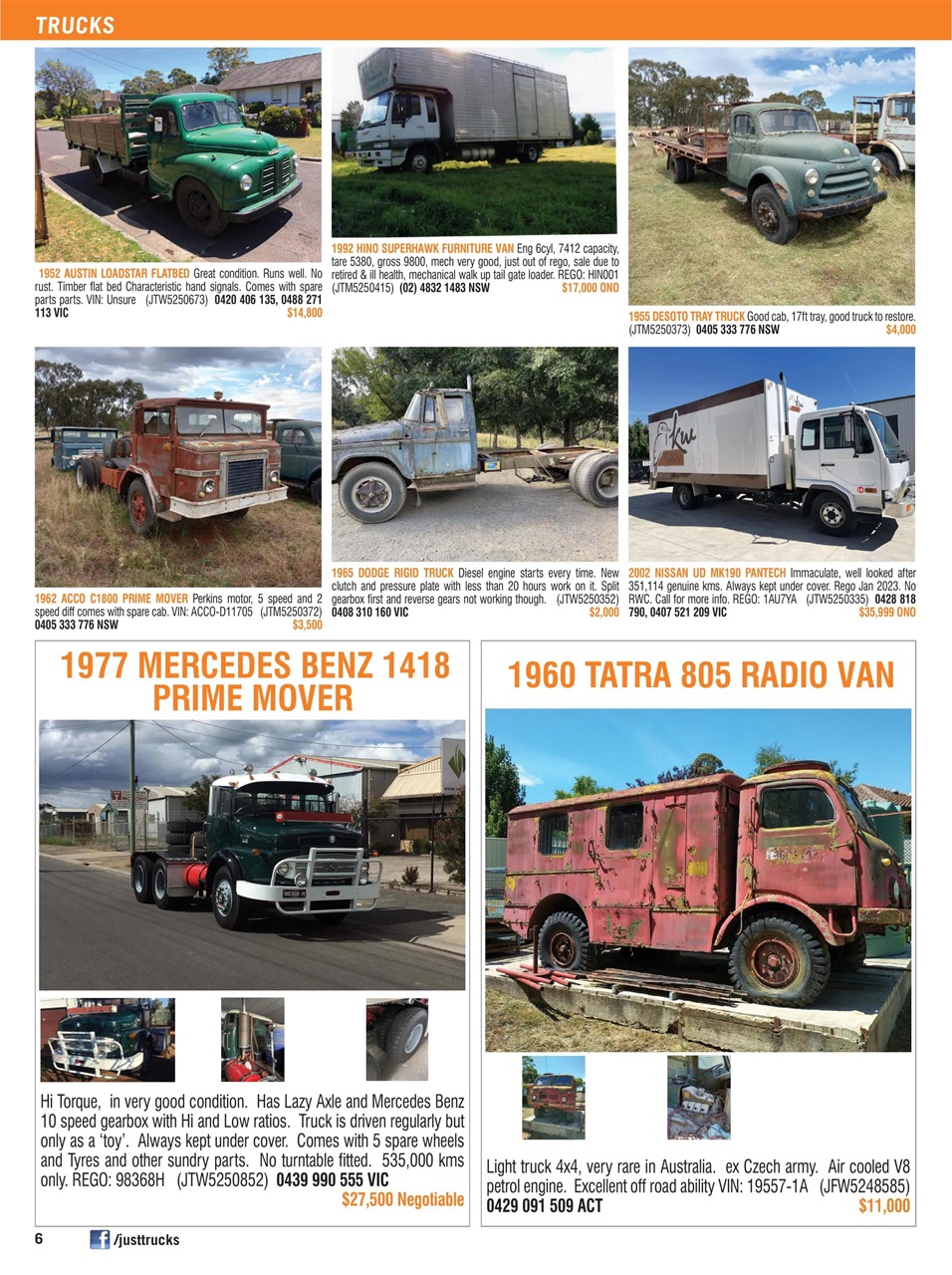JUST TRUCKS Preview Pages