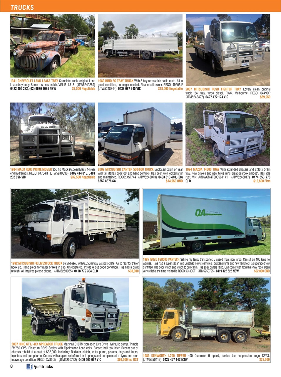 JUST TRUCKS Preview Pages