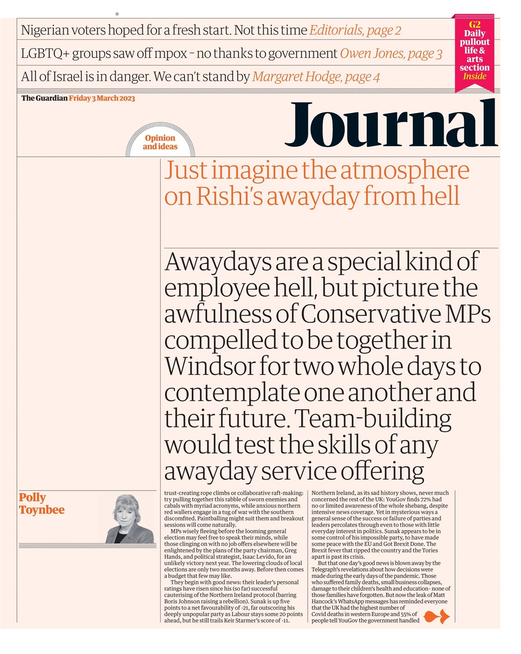 The Guardian Newspaper Preview Pages