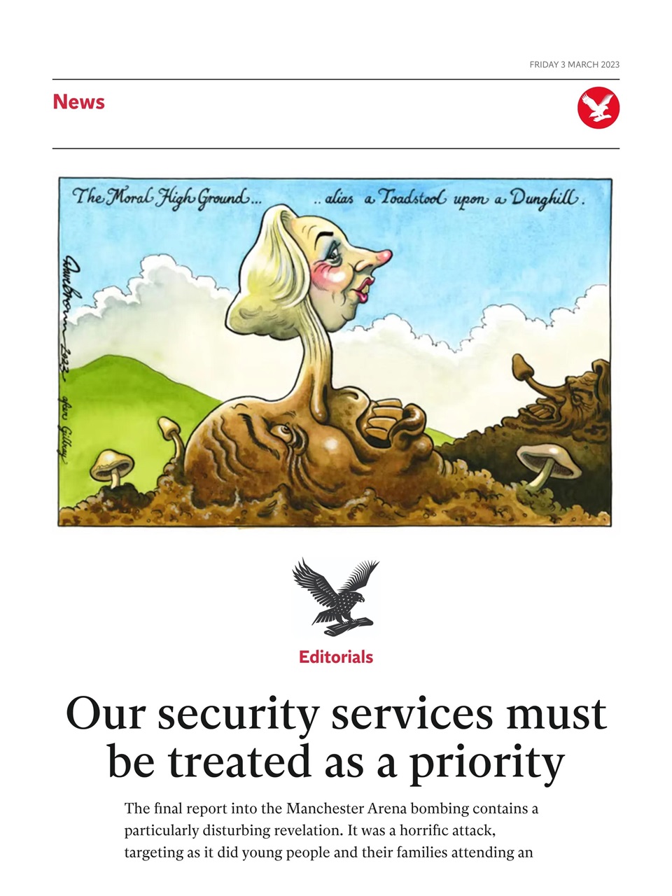 The Independent Daily Edition Newspaper Preview Pages