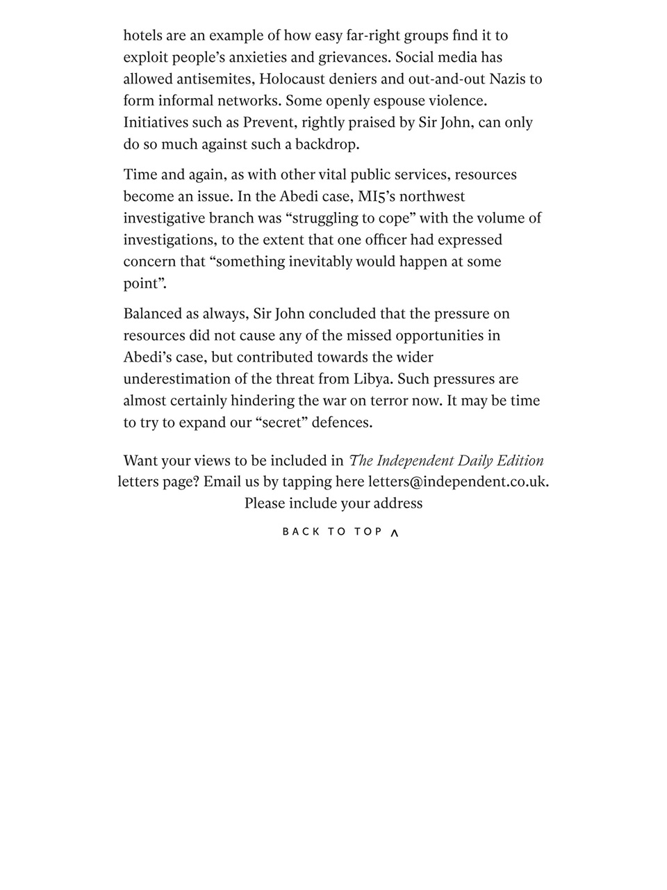 The Independent Daily Edition Newspaper Preview Pages