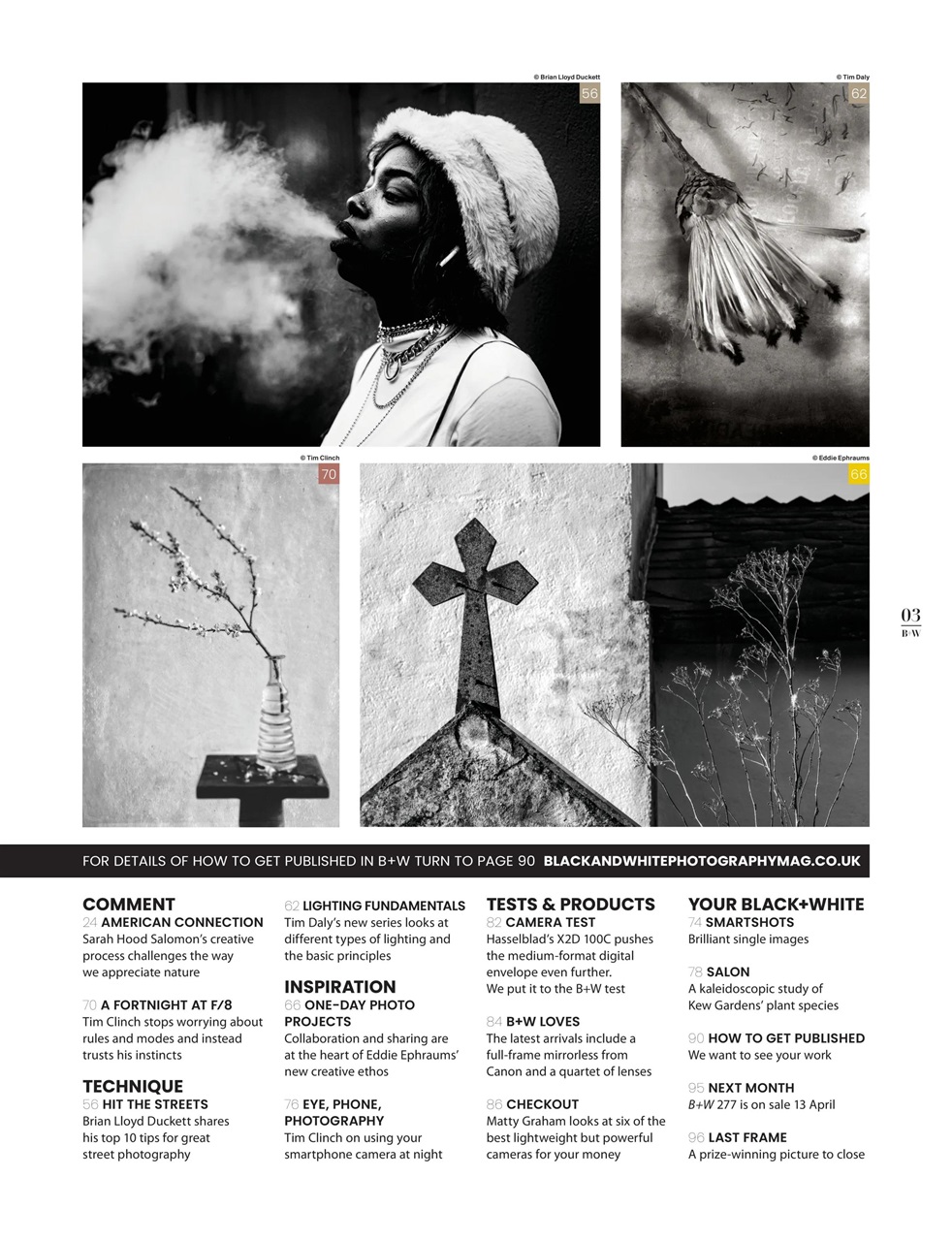 Black+White Photography Preview Pages