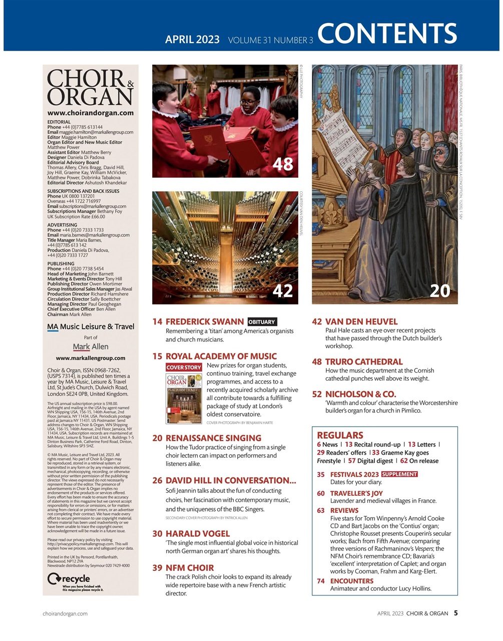 Choir & Organ Preview Pages