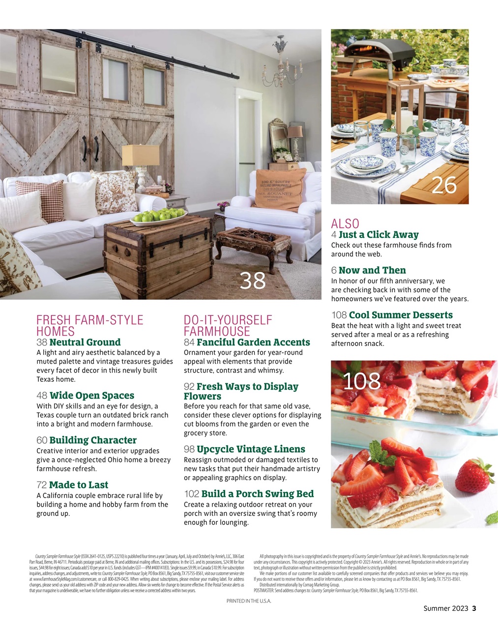 Farmhouse Style Preview Pages