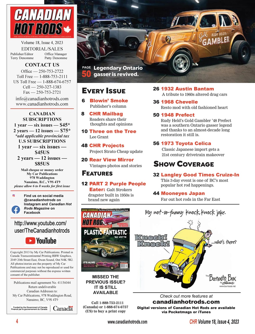 Canadian Hot Rods Preview Pages