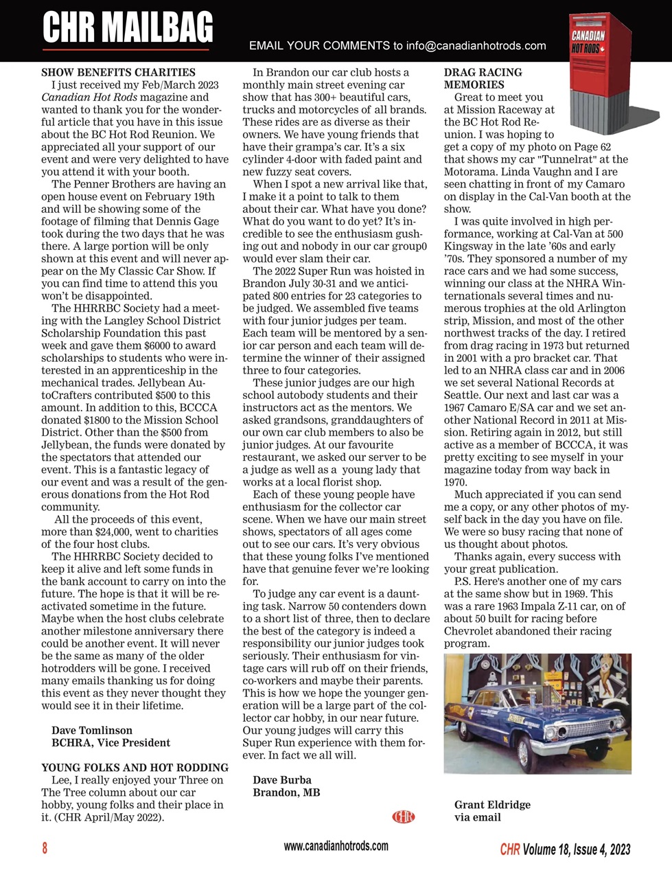 Canadian Hot Rods Preview Pages