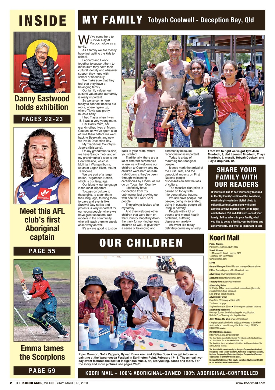 Koori Mail Preview Pages