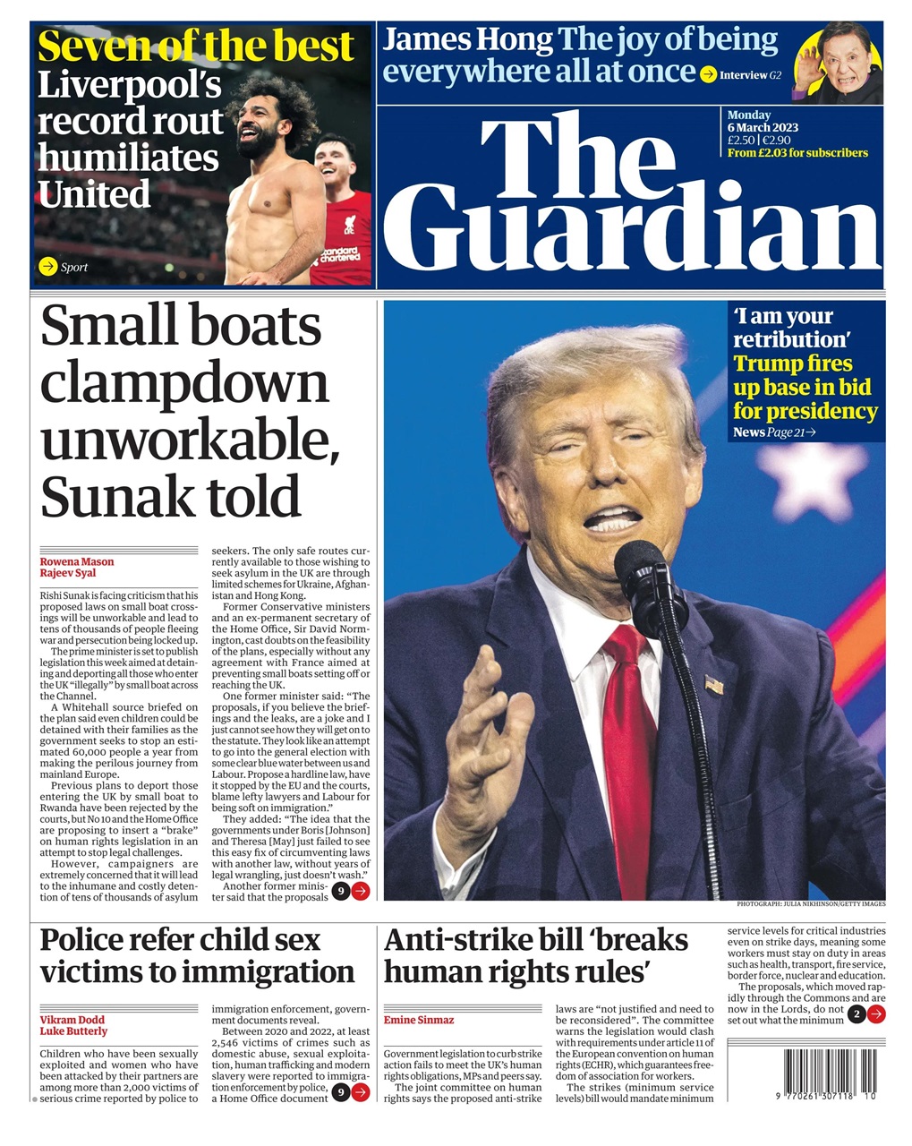 The Guardian Newspaper Preview Pages