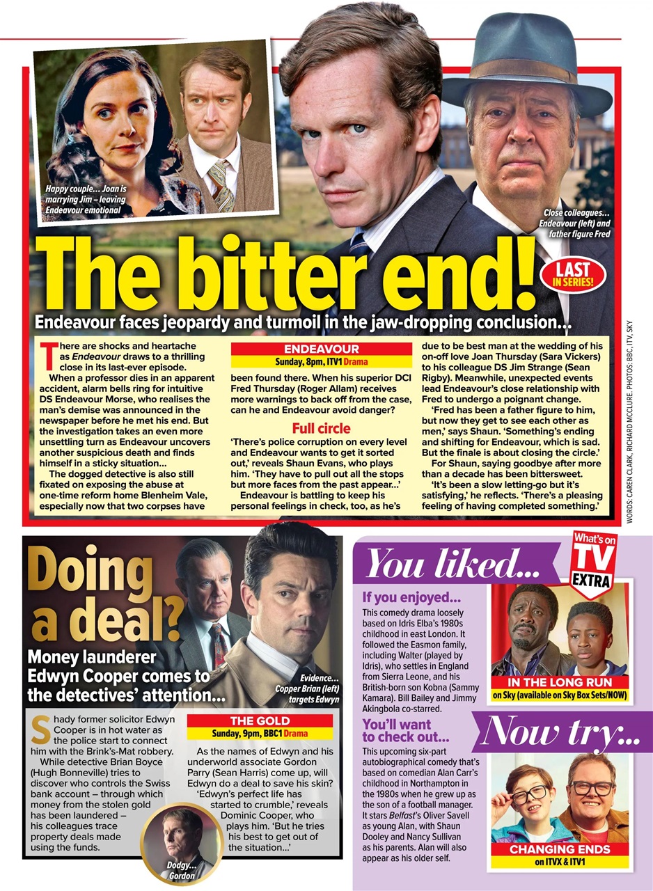 What's on TV Preview Pages