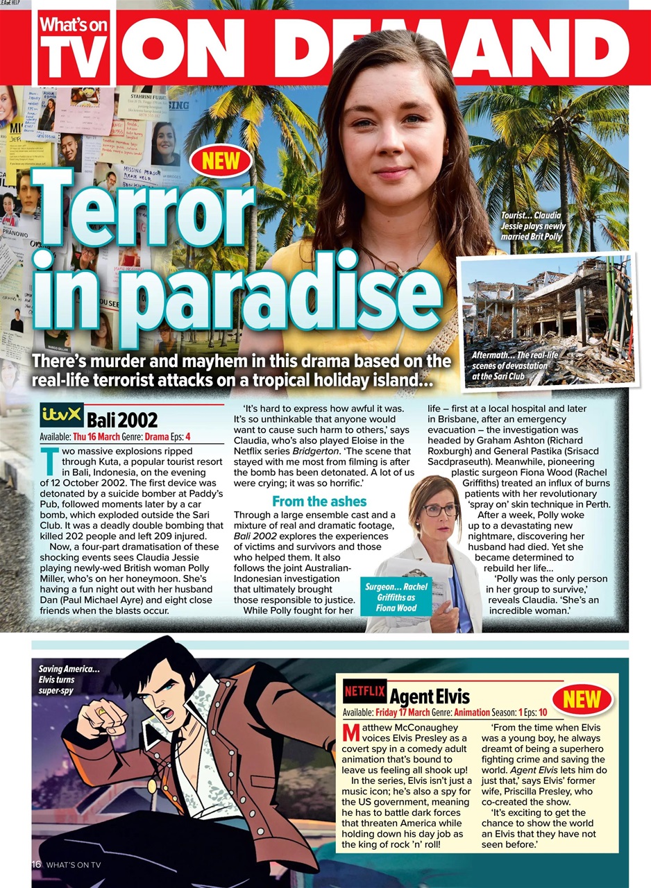 What's on TV Preview Pages