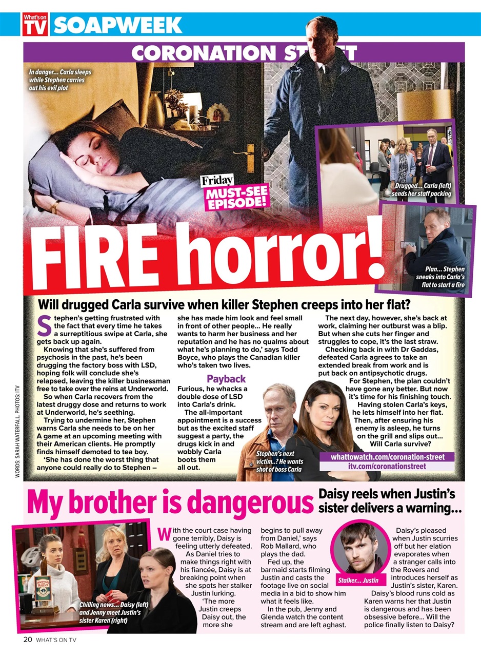 What's on TV Preview Pages