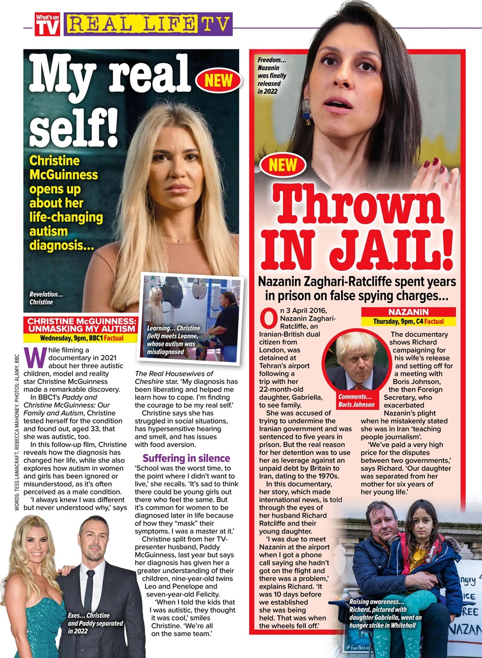 What's on TV Preview Pages