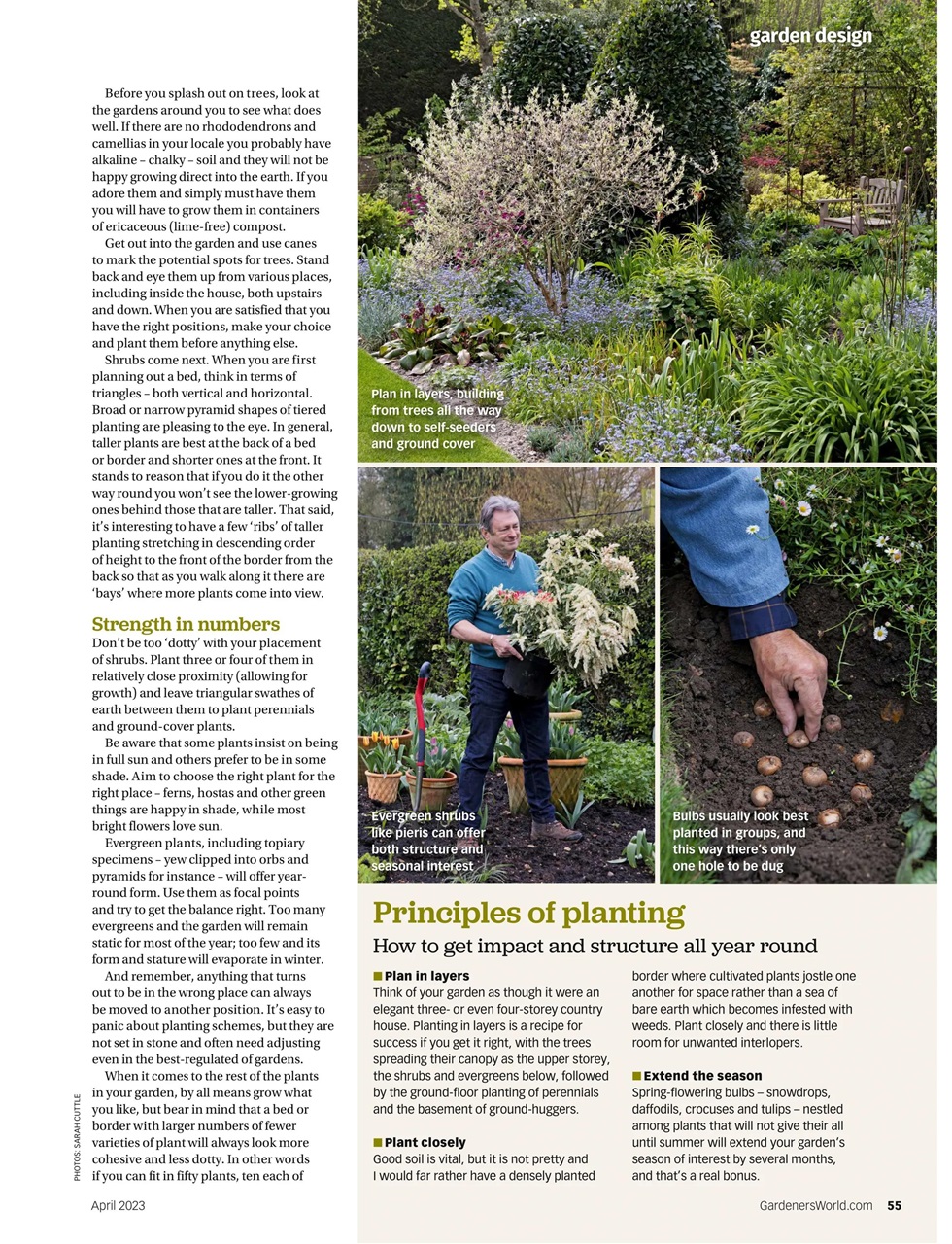 BBC Gardeners’ World Magazine Preview Pages