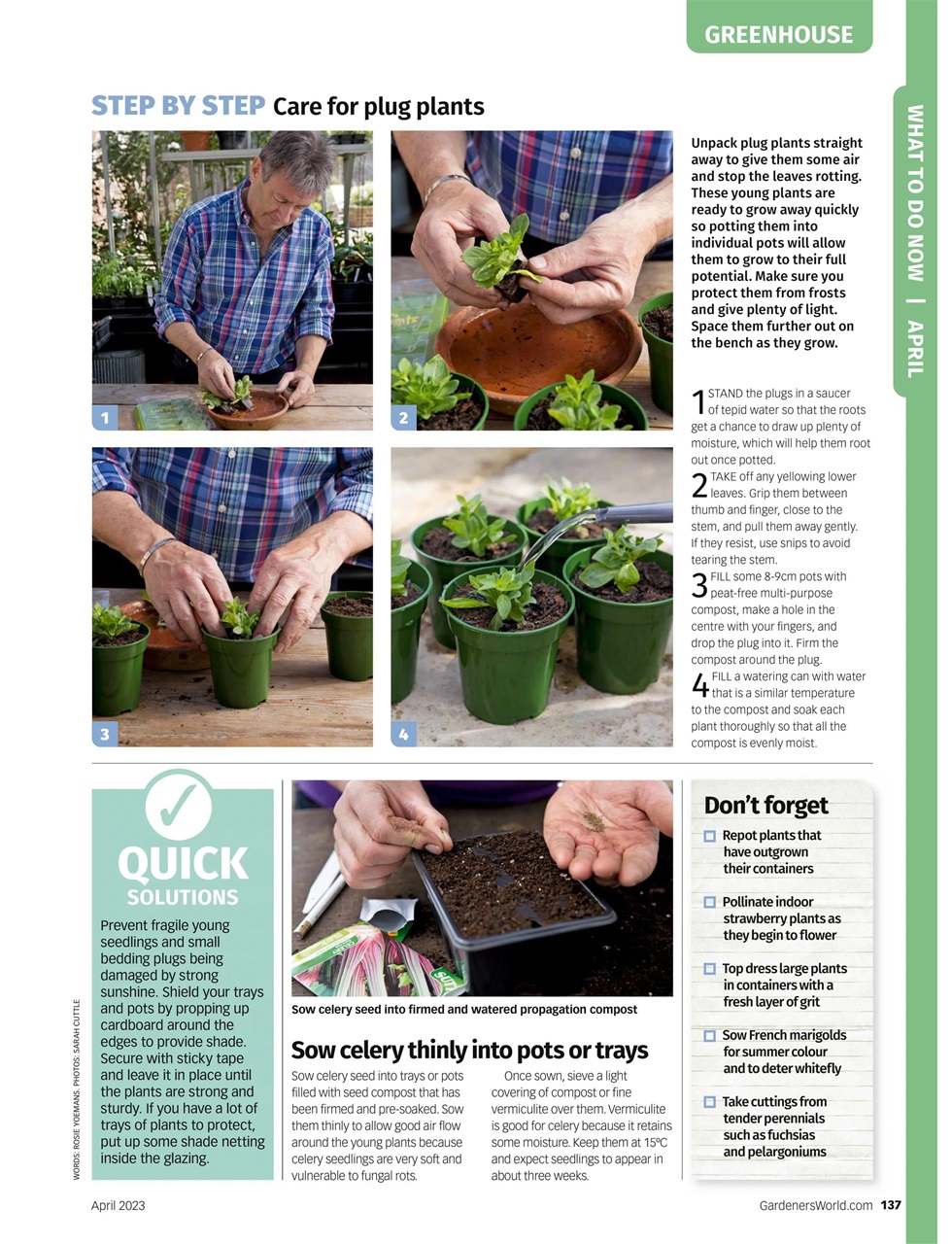 BBC Gardeners’ World Magazine - April 2023 Back Issue