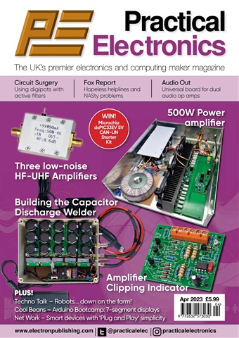 Practical Electronics issue April 2023