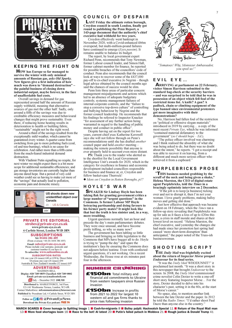 Private Eye Preview Pages