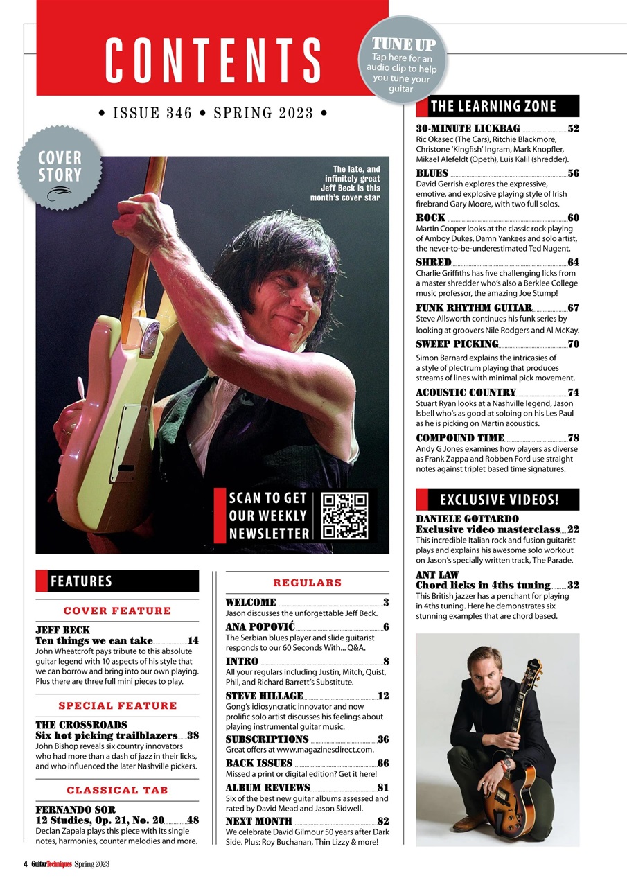 Guitar Techniques Preview Pages