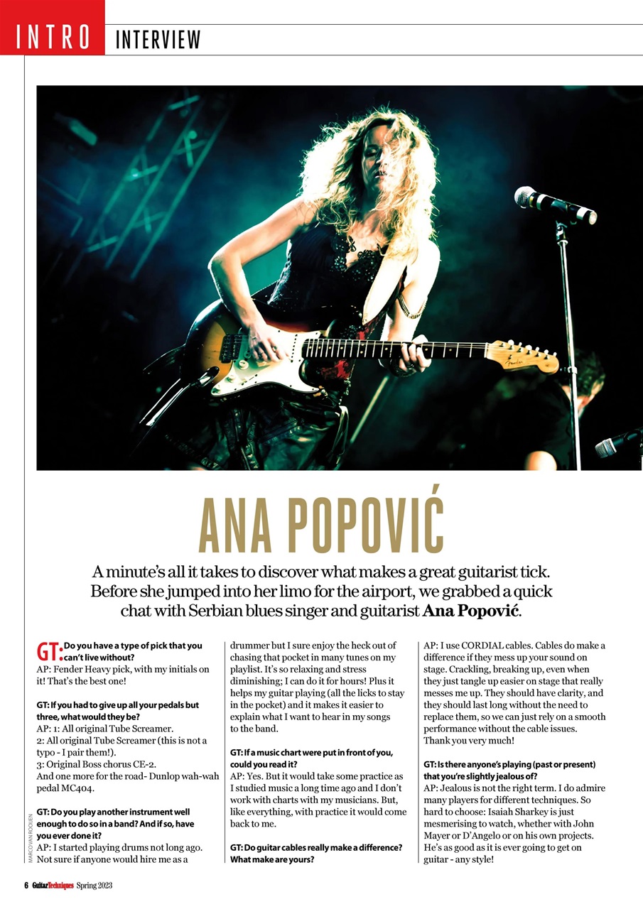 Guitar Techniques Preview Pages