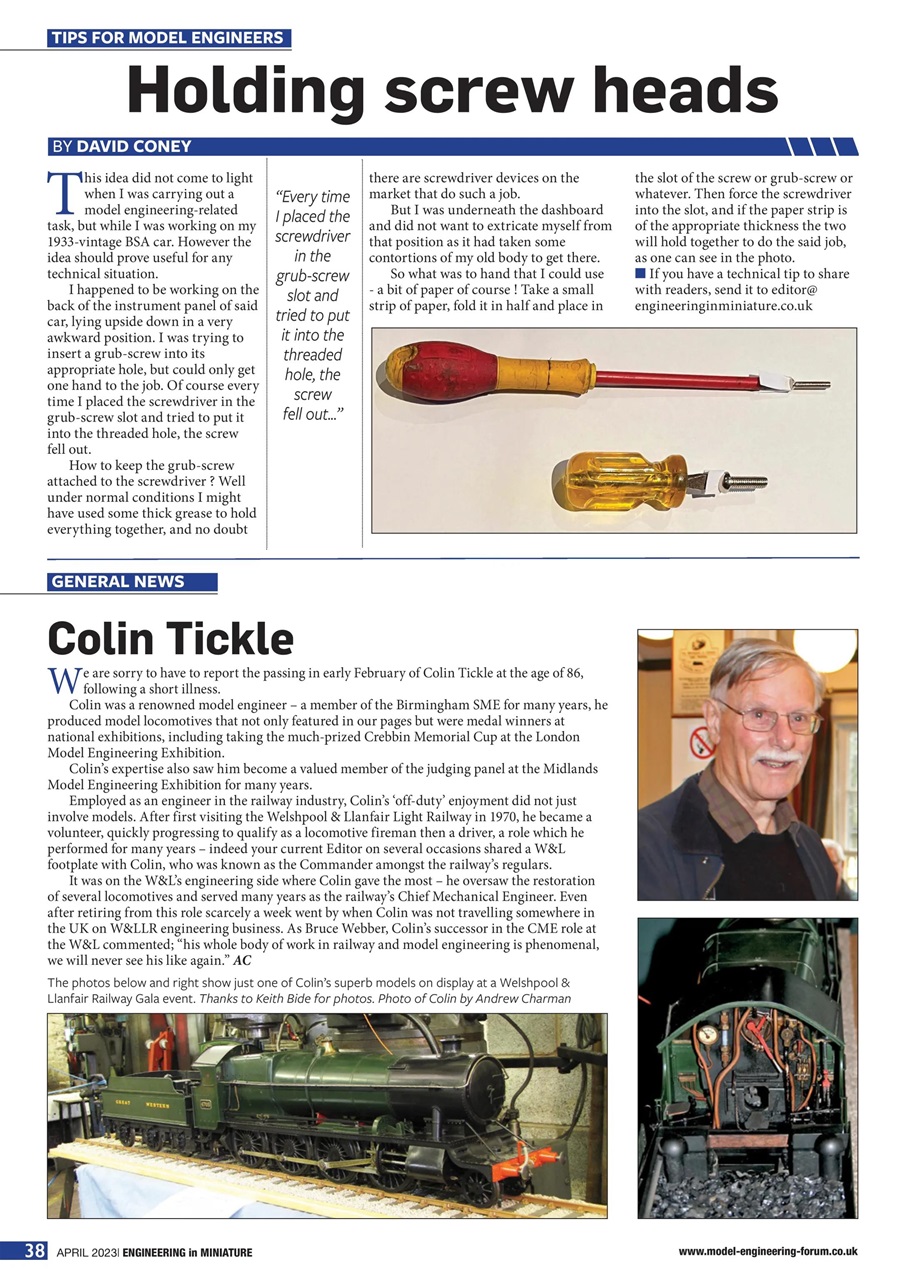 Engineering in Miniature Preview Pages