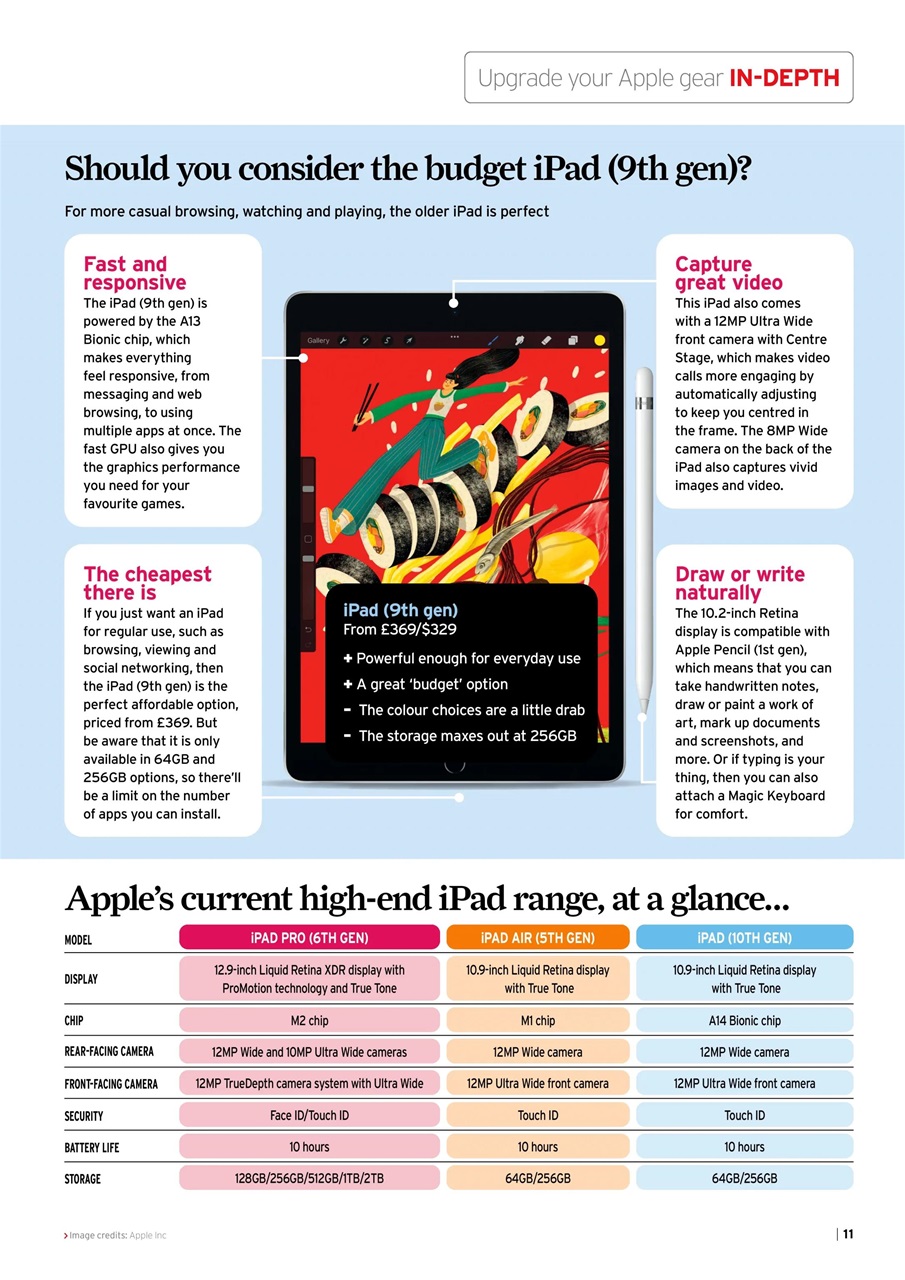 iPad User Preview Pages