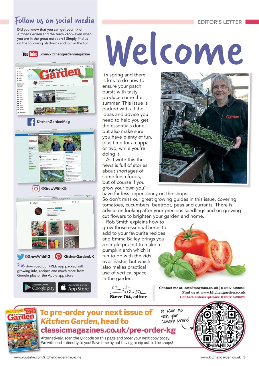 Kitchen Garden Magazine Preview Pages