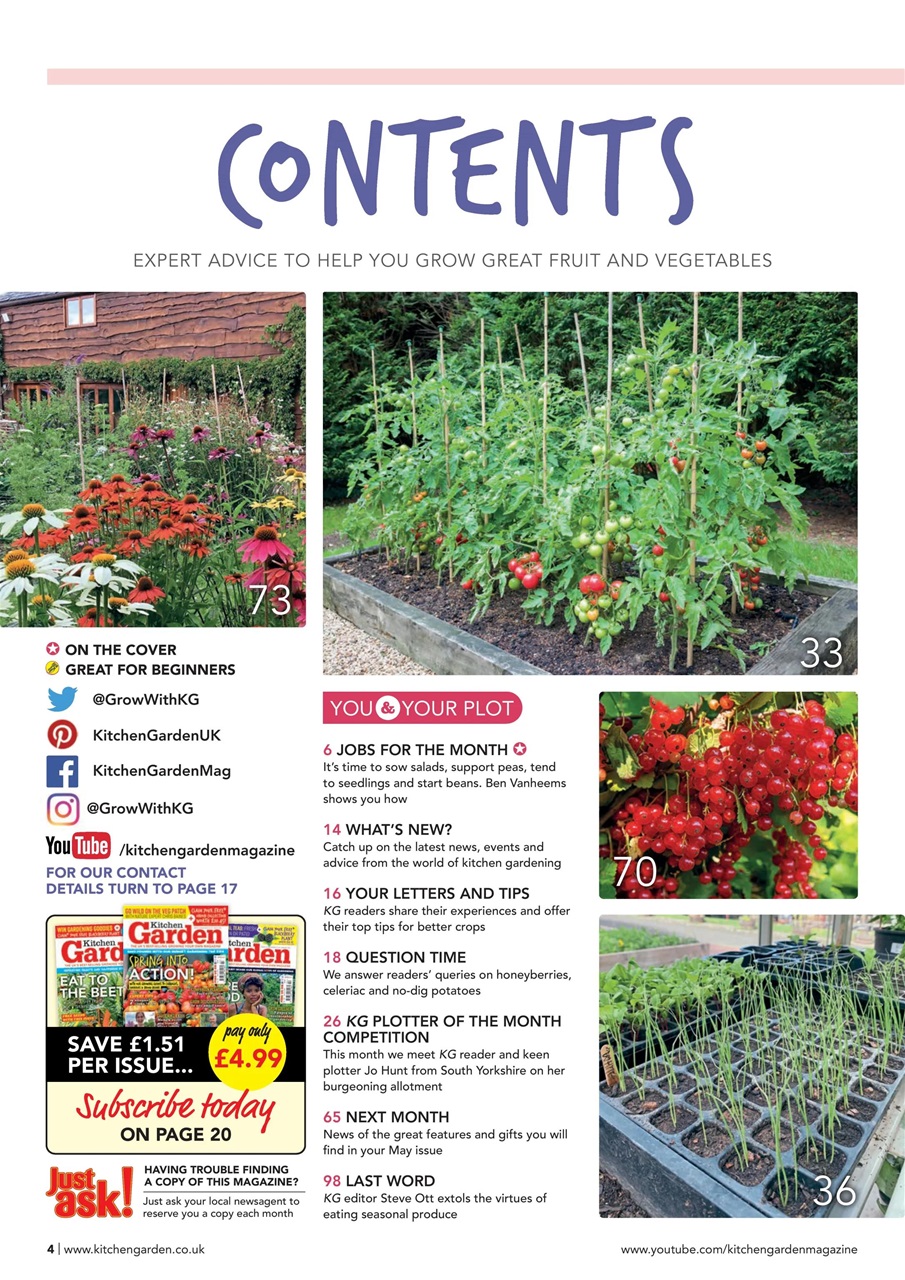Kitchen Garden Magazine Preview Pages