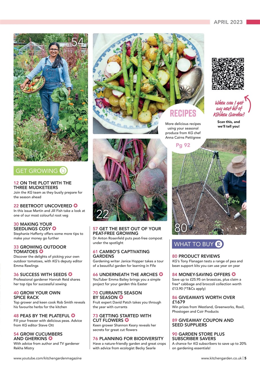 Kitchen Garden Magazine Preview Pages