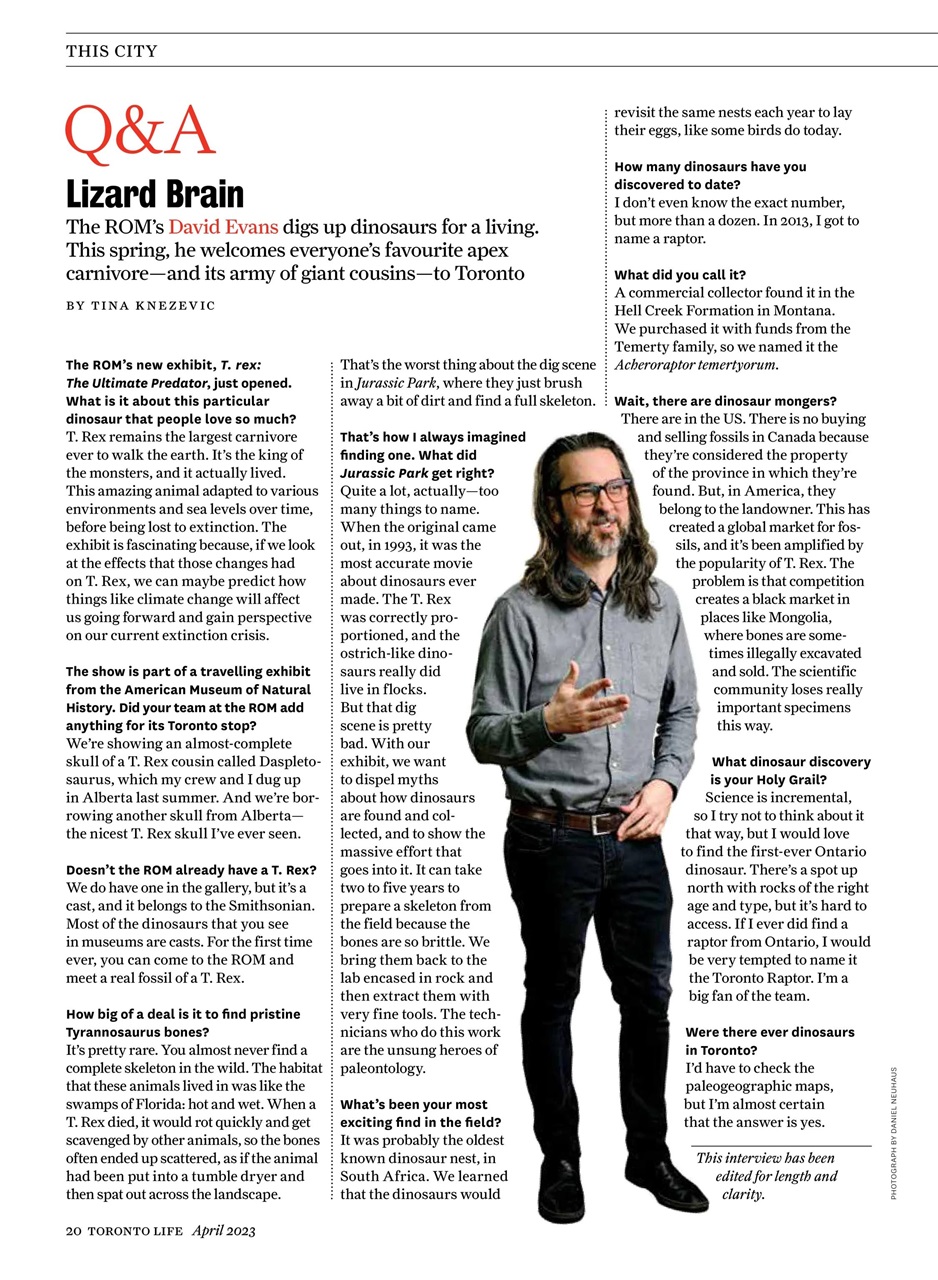 Toronto Life Preview Pages