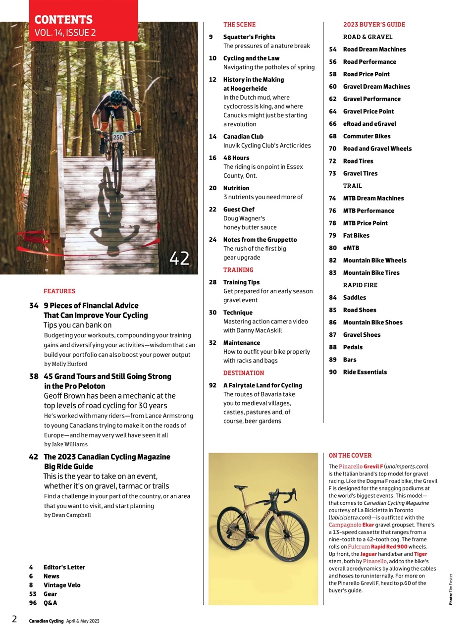 Canadian Cycling Magazine Preview Pages