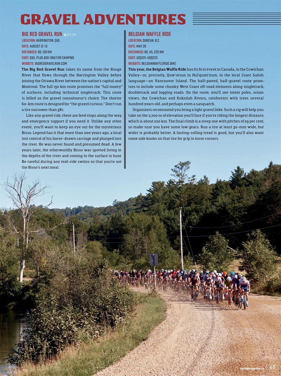 Canadian Cycling Magazine Preview Pages