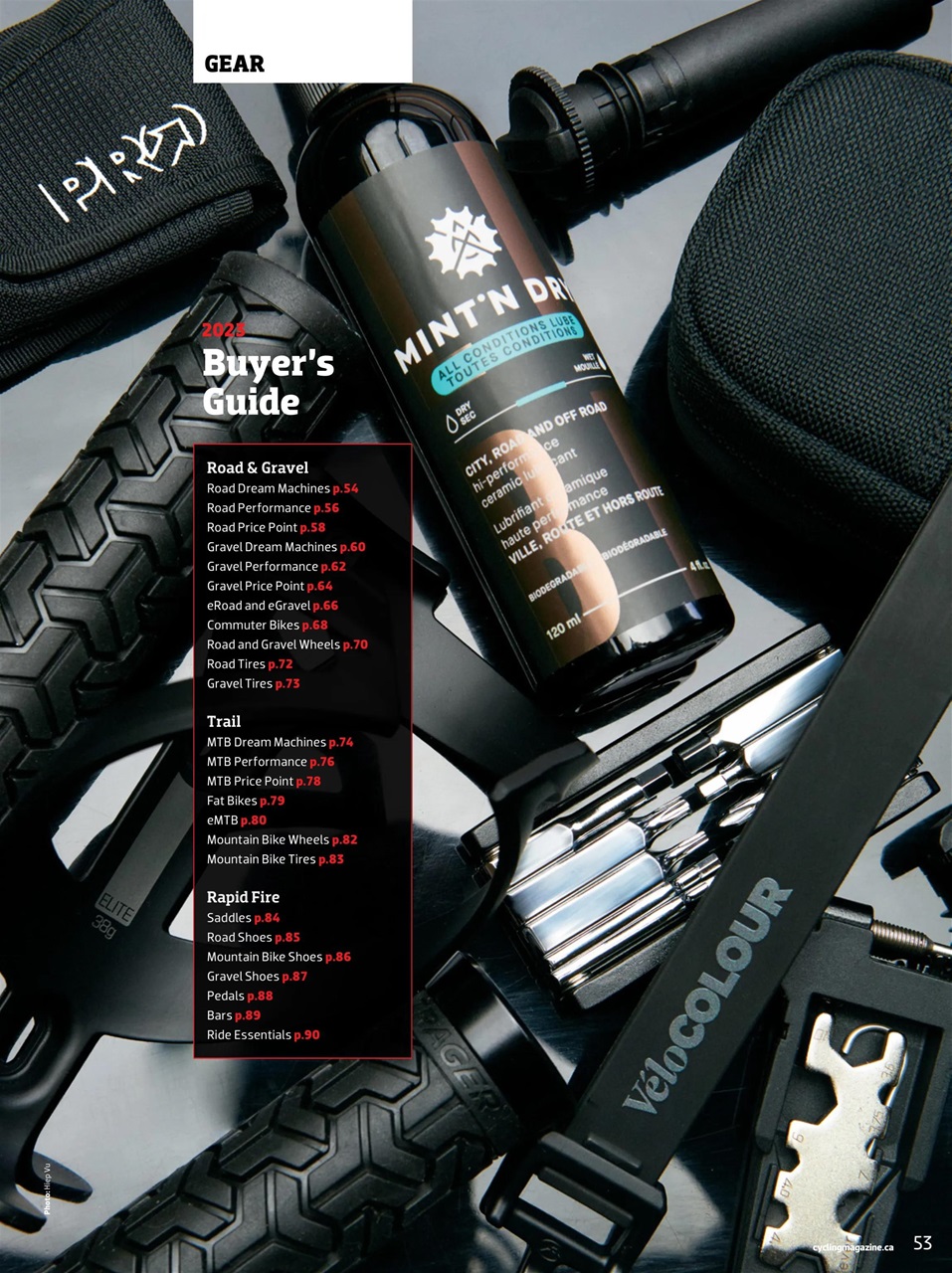 Canadian Cycling Magazine Preview Pages