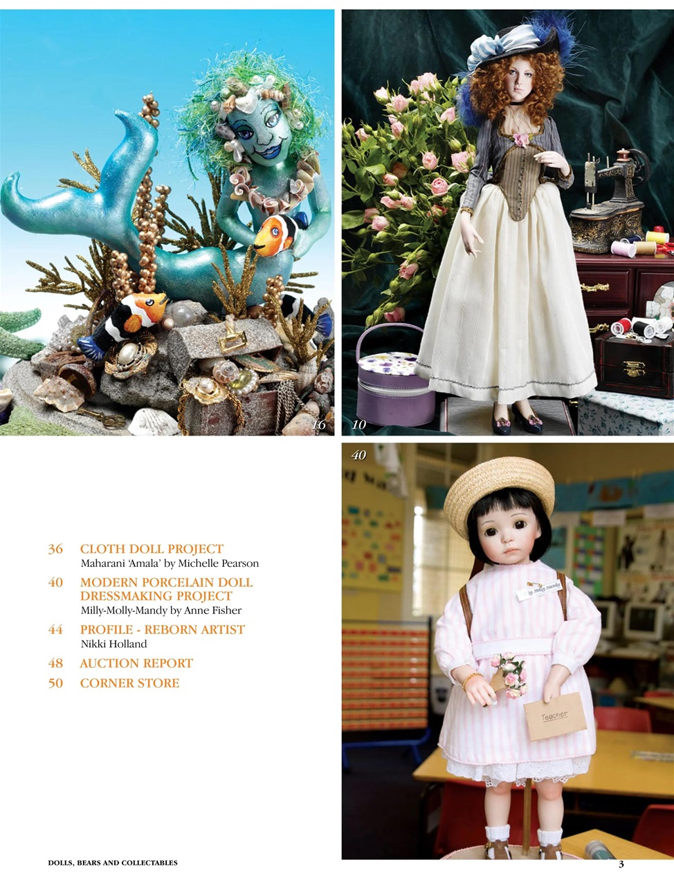 Dolls Bears & Collectables Preview Pages