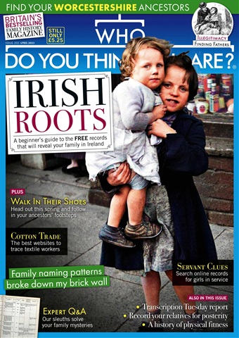 Who Do You Think You Are? issue April 2023