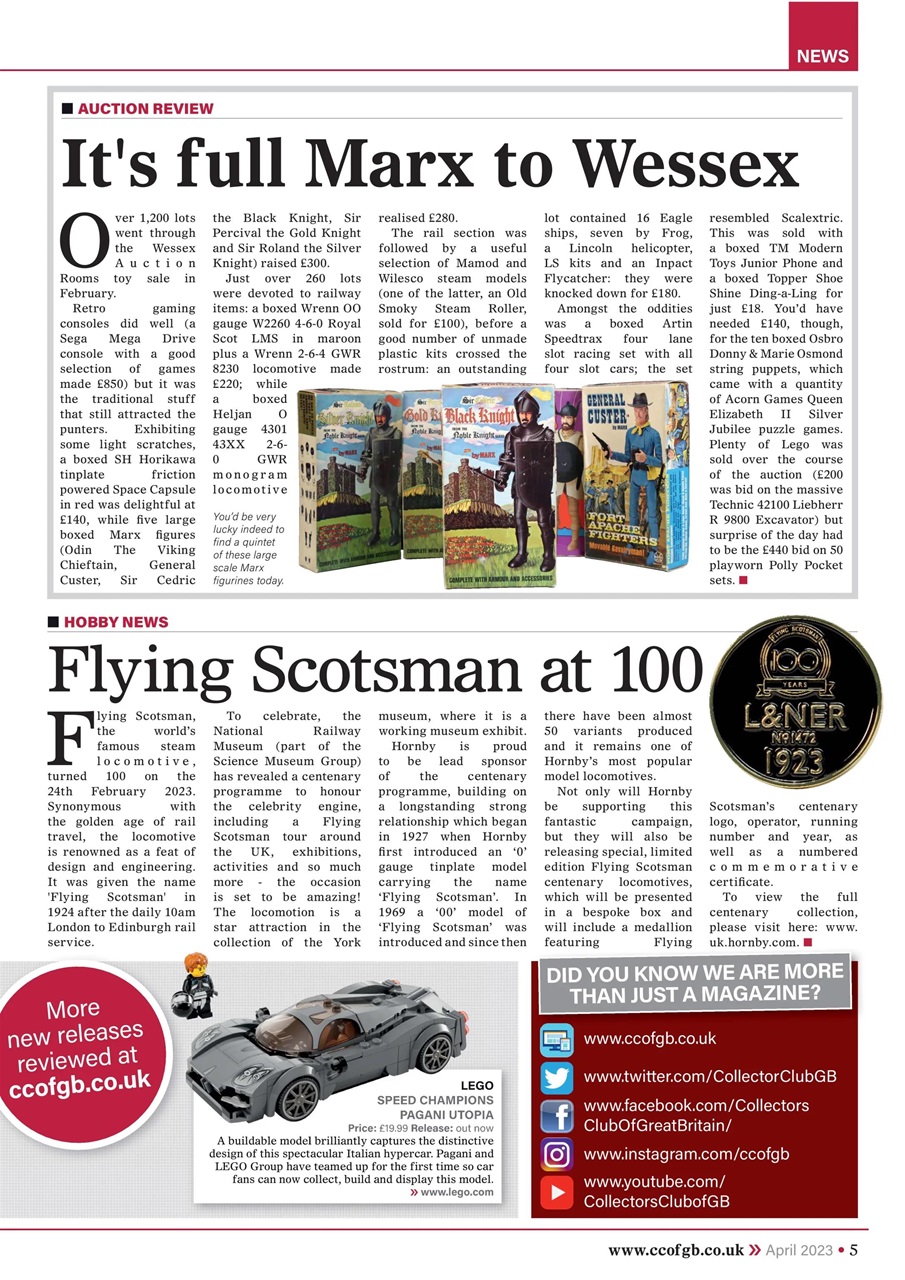 Collectors Gazette Preview Pages