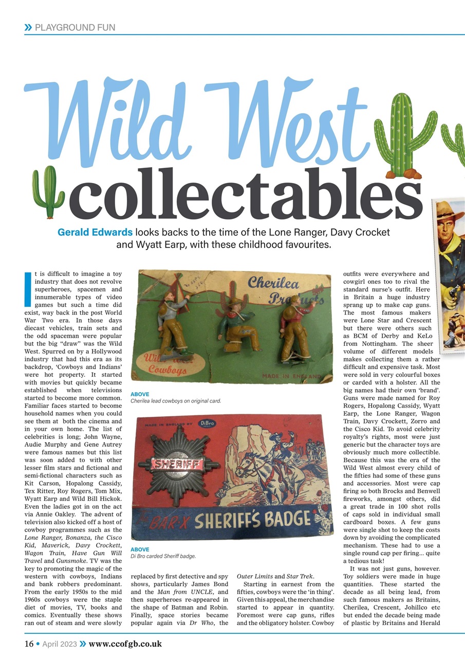 Collectors Gazette Preview Pages