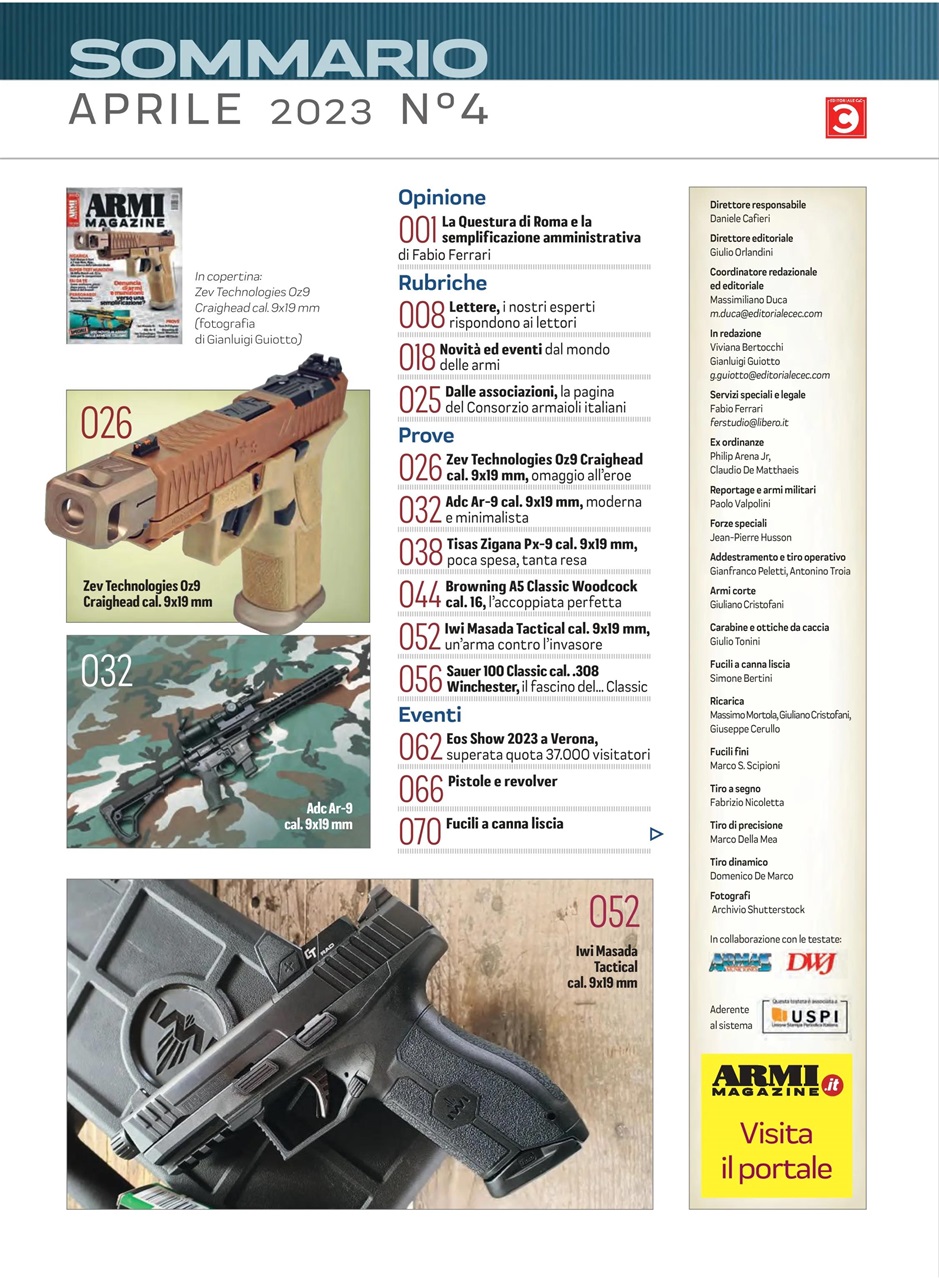 ARMI MAGAZINE Preview Pages