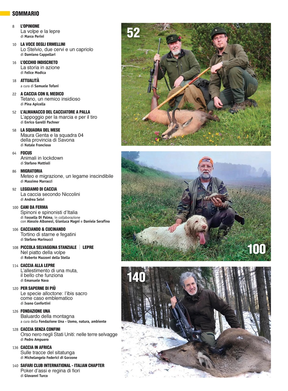 Caccia Magazine Preview Pages