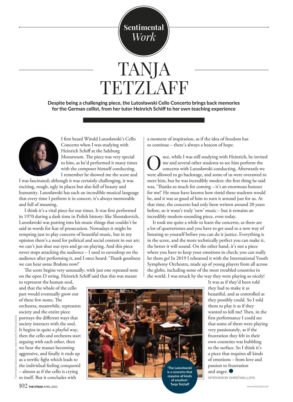 The Strad Preview Pages