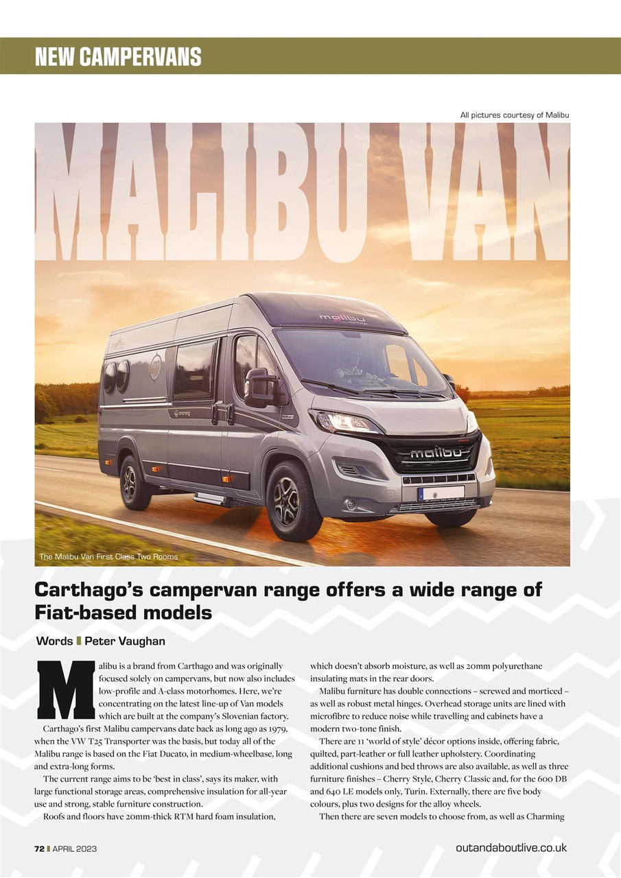 Campervan Preview Pages
