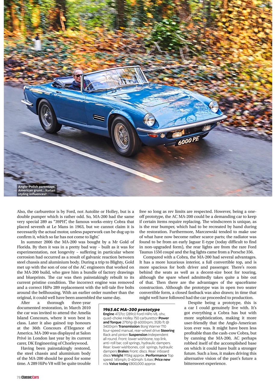 Classic Cars Preview Pages