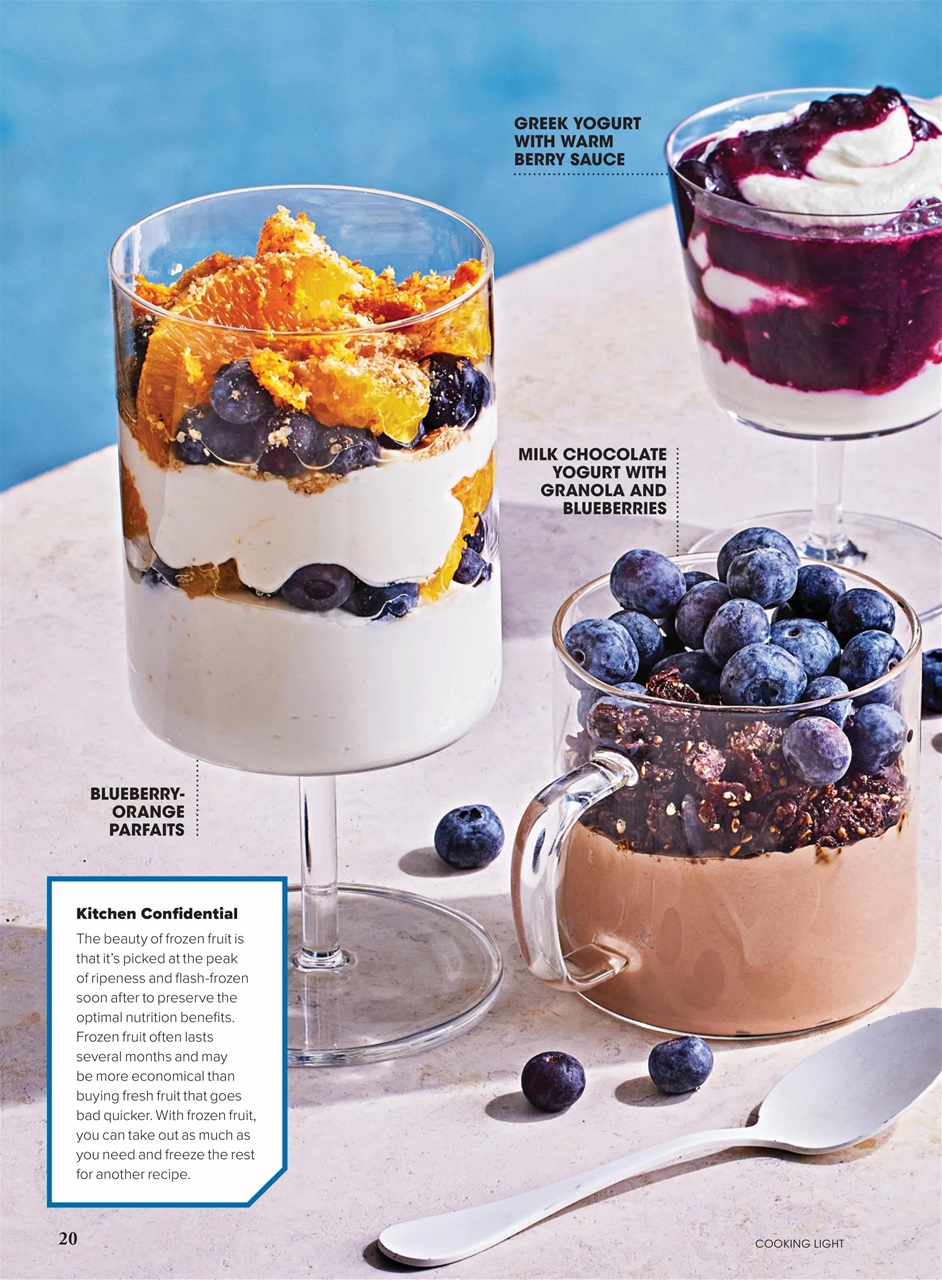 Cooking Light Preview Pages