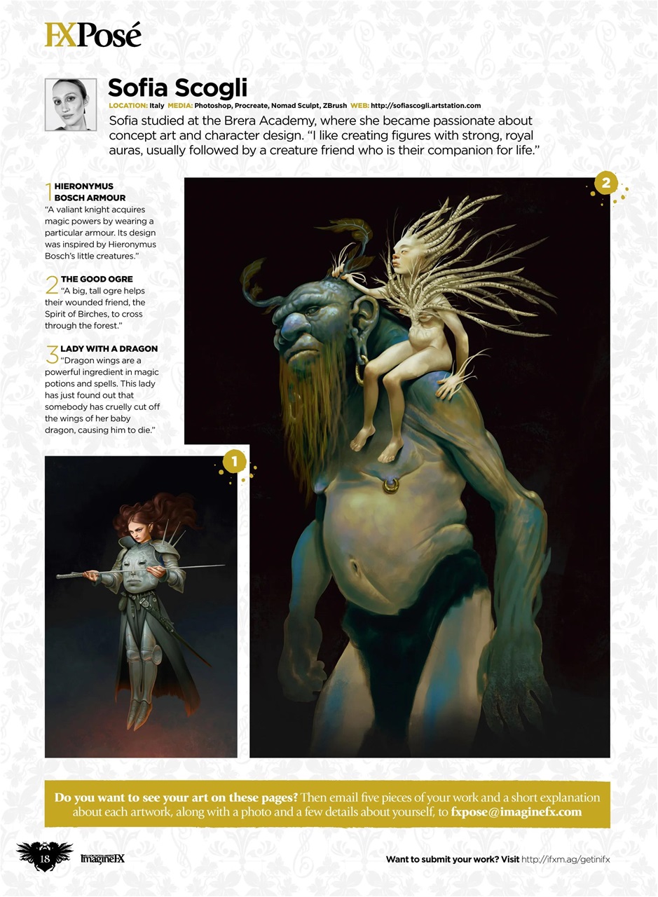 ImagineFX Preview Pages