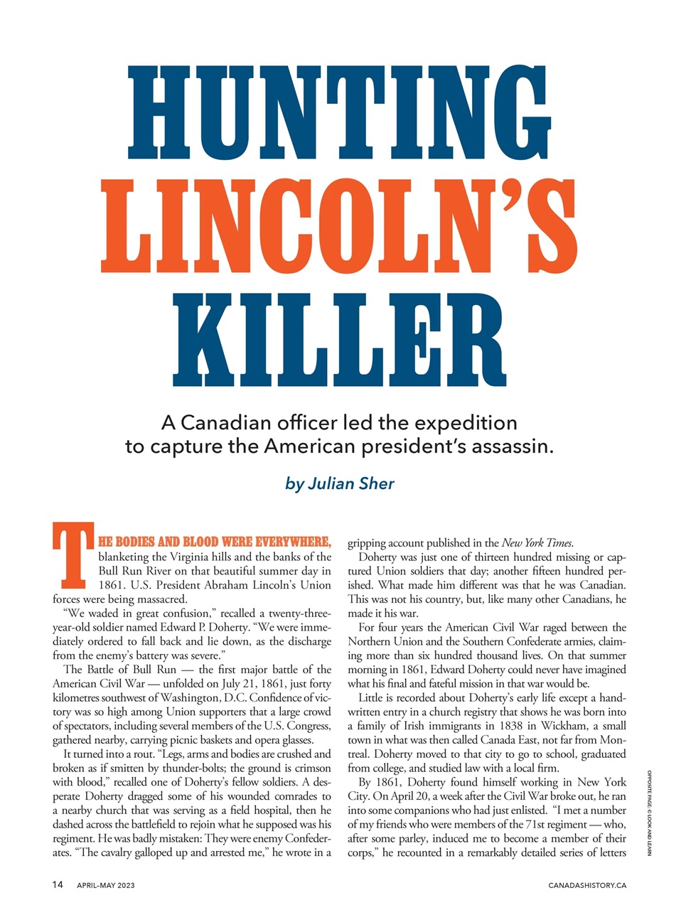 Canada's History Preview Pages