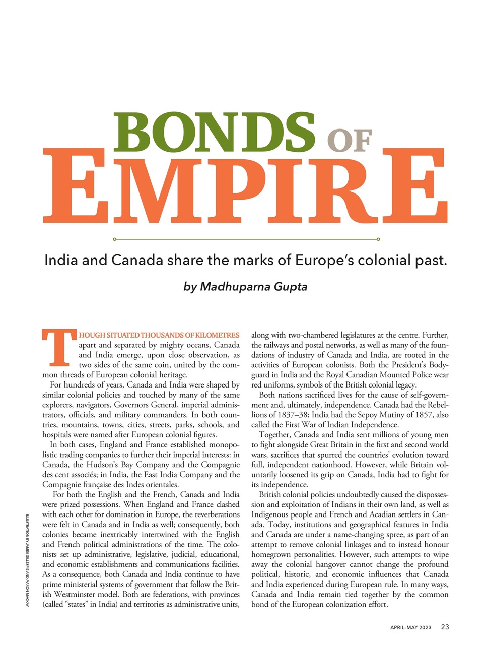 Canada's History Preview Pages