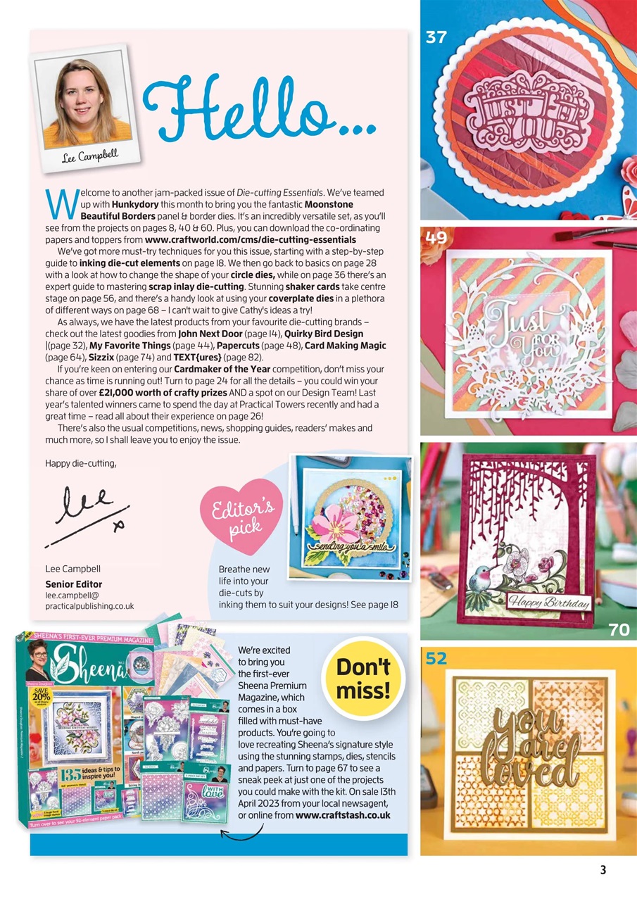 Die-Cutting Essentials Preview Pages