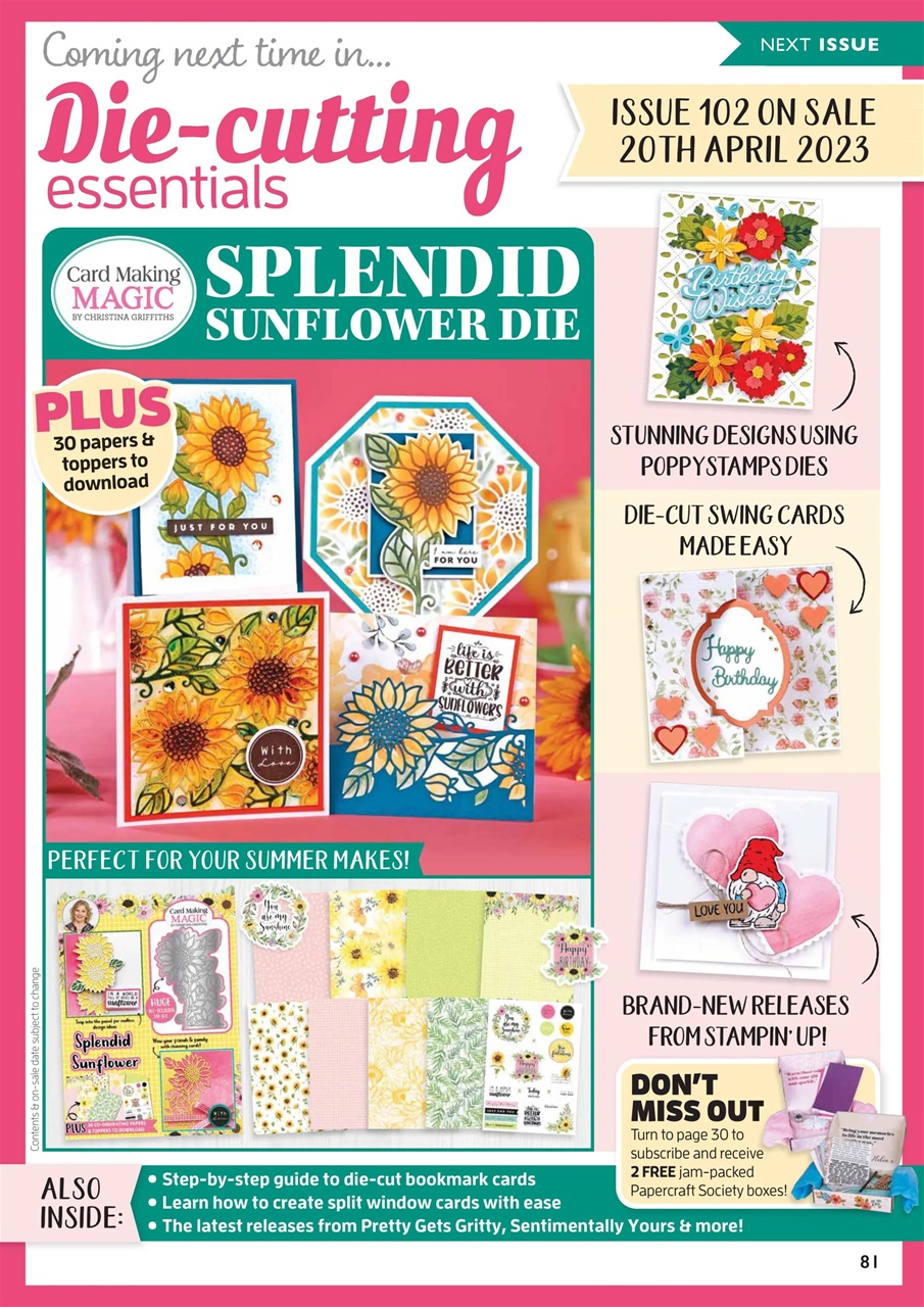 Die-Cutting Essentials Preview Pages