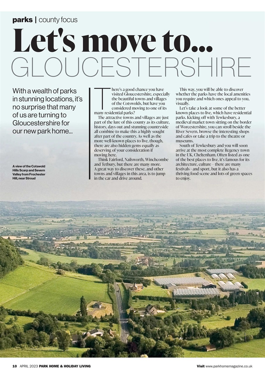 Park Home & Holiday Living Preview Pages